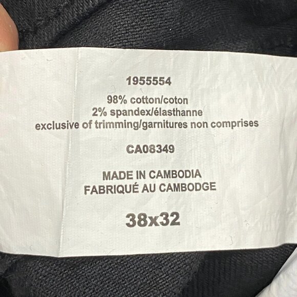 Lucky Brand 410 Jeans Mens 38 x 32 Black Denim Pants Straight Leg - Picture 11 of 14